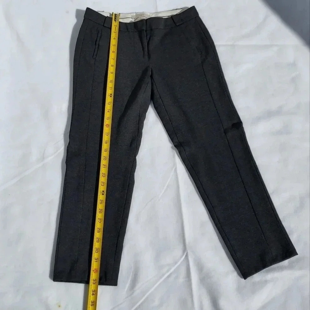 Anne Taylor Loft Marisa Size 4 Stretchable Fabric Business Dress Pants Grey - Picture 11 of 12